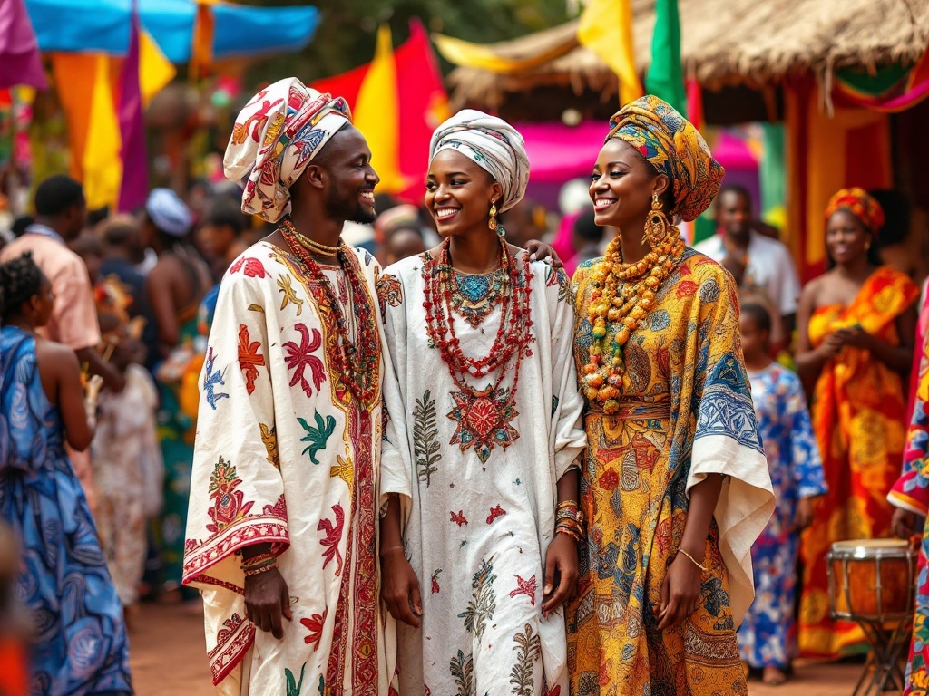 The Beauty of Mali Culture: Clothing for Festivals and Special Occasions